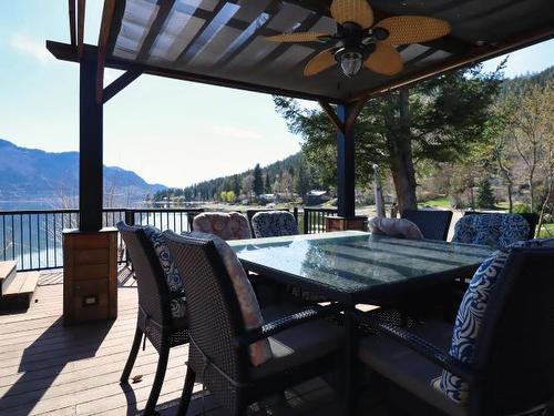 1149 Little Shuswap Lake Road, Chase, BC - Outdoor With Body Of Water With Deck Patio Veranda