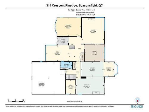 Plan (croquis) - 314 Crois. Pinetree, Beaconsfield, QC - Other