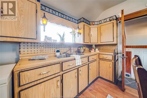 1768 Drouillard Road, Windsor, ON - Indoor Photo Showing Kitchen With Double Sink