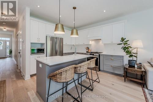 593 Benninger Drive, Kitchener, ON - Indoor Photo Showing Kitchen With Upgraded Kitchen