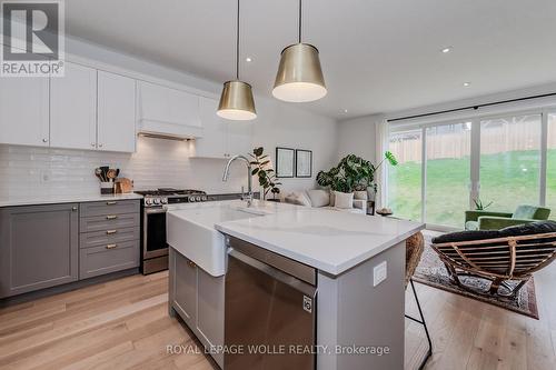593 Benninger Drive, Kitchener, ON - Indoor Photo Showing Kitchen With Upgraded Kitchen