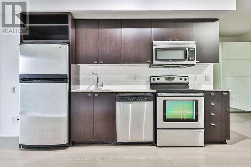 #1416 -103 The Queensway, Toronto, ON - Indoor Photo Showing Kitchen With Stainless Steel Kitchen With Upgraded Kitchen