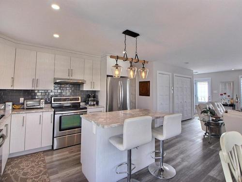 Kitchen - 184 Route 397, La Morandière-Rochebaucourt, QC - Indoor Photo Showing Kitchen With Double Sink With Upgraded Kitchen