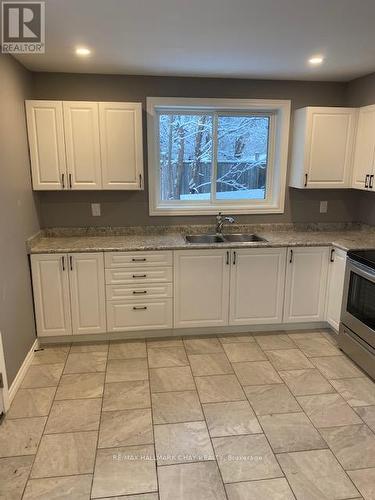 45 Campbell Avenue, Barrie, ON - Indoor Photo Showing Kitchen With Double Sink