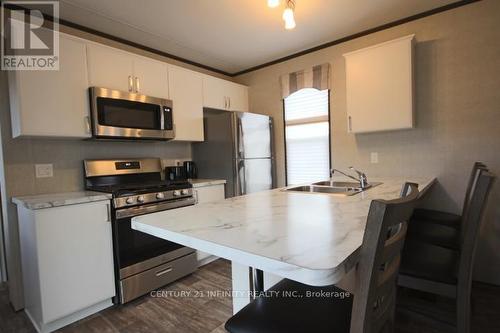 49 - 657 Thunder Bridge Road, Kawartha Lakes, ON - Indoor Photo Showing Kitchen With Double Sink