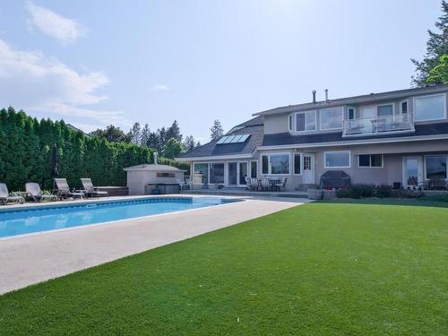 2897 Weatherhill Road, West Kelowna, BC - Outdoor With In Ground Pool With Deck Patio Veranda