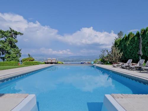 2897 Weatherhill Road, West Kelowna, BC - Outdoor With In Ground Pool With View