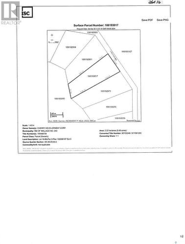 Cherrydale Golf Course Acreage Lot 16, Wallace Rm No. 243, SK 