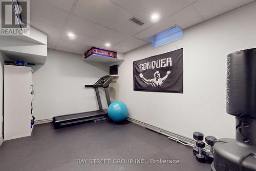 58 Regent St N, Richmond Hill, ON - Indoor Photo Showing Gym Room