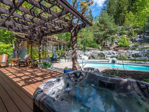 124 Big Horn Trail, Okanagan Falls, BC - Outdoor With In Ground Pool