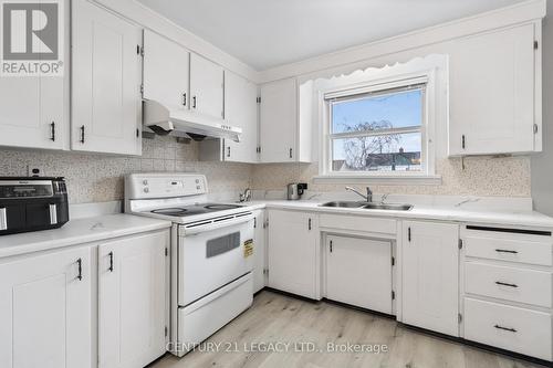 3 Lincoln Avenue, St. Catharines, ON - Indoor Photo Showing Kitchen With Double Sink