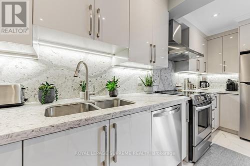 399 Symington Ave, Toronto, ON - Indoor Photo Showing Kitchen With Double Sink With Upgraded Kitchen