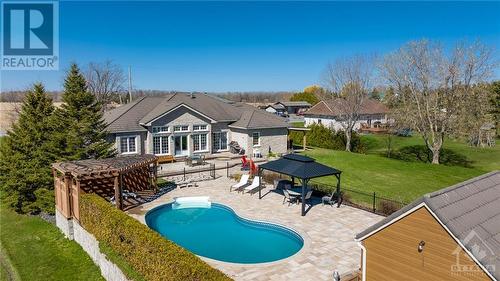 Backyard Oasis - 1367 Ste Marie Street, Embrun, ON - Outdoor With In Ground Pool With Deck Patio Veranda