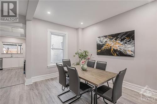 3-bedroom Townhome - 60-62 Barrette Street, Ottawa, ON - Indoor Photo Showing Dining Room