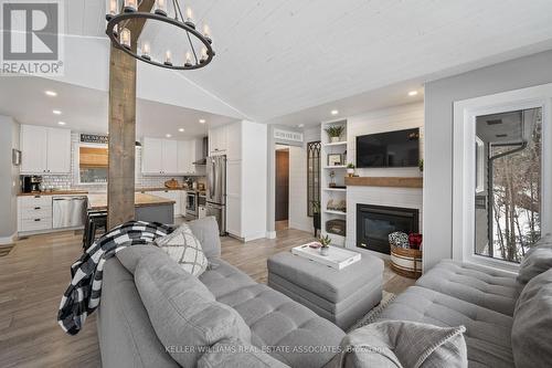 371 Skene Road, Marmora And Lake, ON - Indoor Photo Showing Living Room With Fireplace