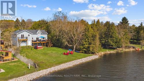 339 Carnegie Beach Rd, Scugog, ON - Outdoor With Body Of Water With Deck Patio Veranda