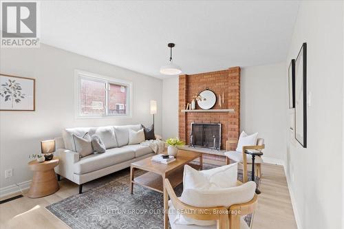 37 Brandy Crescent, Vaughan, ON - Indoor Photo Showing Living Room With Fireplace