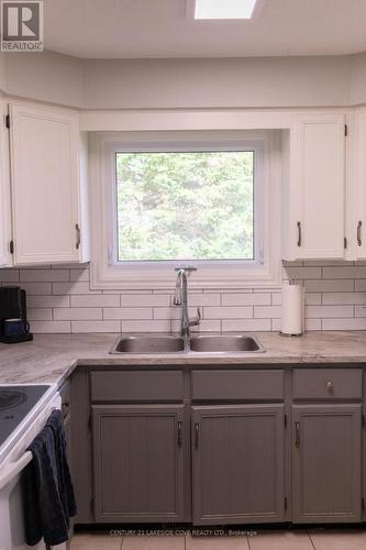 66 Second Street, Orillia, ON - Indoor Photo Showing Kitchen With Double Sink