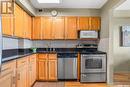 1402 430 5Th Avenue N, Saskatoon, SK  - Indoor Photo Showing Kitchen With Stainless Steel Kitchen 