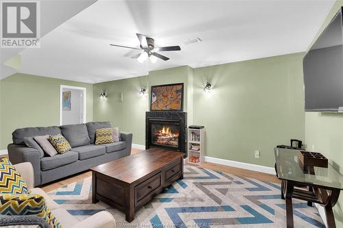 1587 Whitewood Drive, Lakeshore, ON - Indoor Photo Showing Living Room With Fireplace