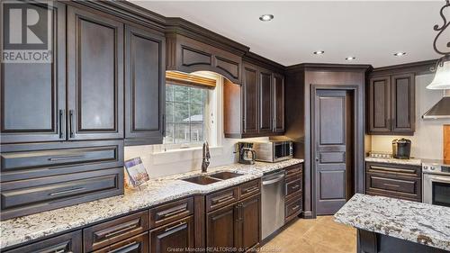 213 Timberline, Moncton, NB - Indoor Photo Showing Kitchen With Double Sink