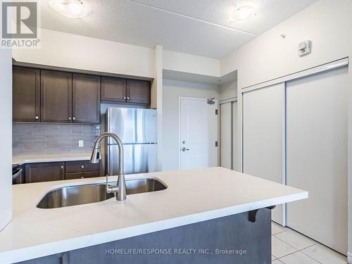 #408 -650 Sauve St, Milton, ON - Indoor Photo Showing Kitchen With Double Sink