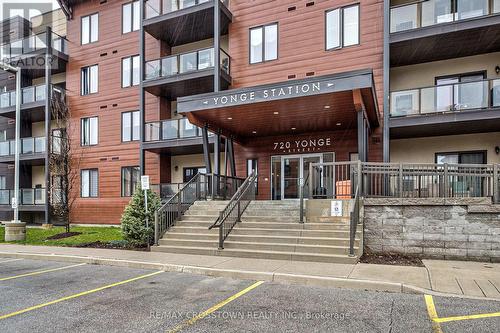 208 - 720 Yonge Street, Barrie, ON - Outdoor With Balcony With Facade