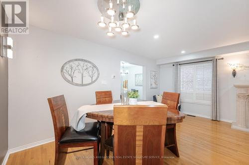 14 Vauxhall Crescent, Brampton, ON - Indoor Photo Showing Dining Room With Fireplace