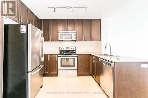 2510 - 3985 Grand Park Drive, Mississauga, ON - Indoor Photo Showing Kitchen With Stainless Steel Kitchen With Double Sink