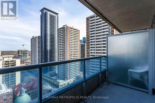#1611 -500 Sherbourne St, Toronto, ON - Outdoor With Balcony