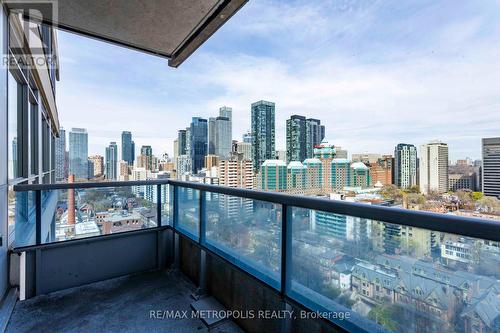 #1611 -500 Sherbourne St, Toronto, ON - Outdoor With Balcony With View