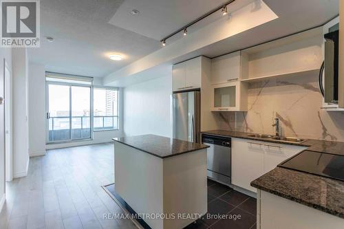 #1611 -500 Sherbourne St, Toronto, ON - Indoor Photo Showing Kitchen With Stainless Steel Kitchen With Double Sink