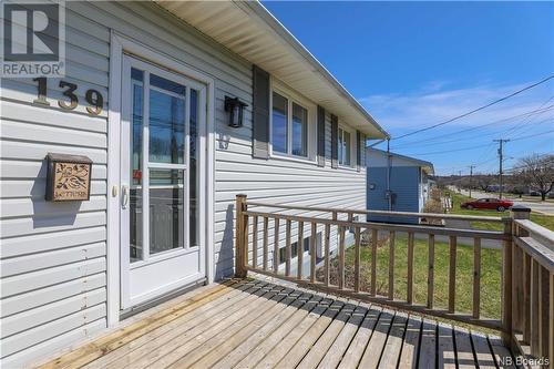 139 Champlain Drive, Saint John, NB - Outdoor With Deck Patio Veranda With Exterior