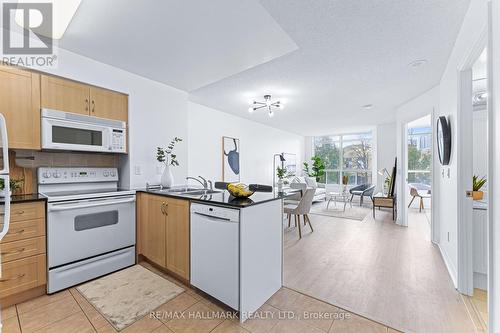 #215 -50 Disera Dr, Vaughan, ON - Indoor Photo Showing Kitchen With Double Sink