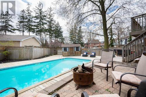 45 Park Drive, Vaughan, ON - Outdoor With In Ground Pool With Deck Patio Veranda With Backyard