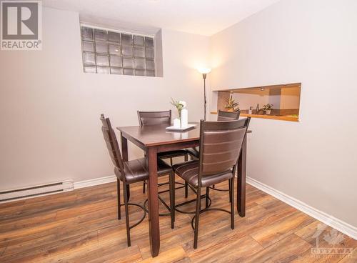 244 Charlotte Street Unit#1, Ottawa, ON - Indoor Photo Showing Dining Room