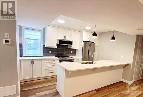 805 Maplewood Avenue Unit#A, Ottawa, ON - Indoor Photo Showing Kitchen With Stainless Steel Kitchen With Double Sink