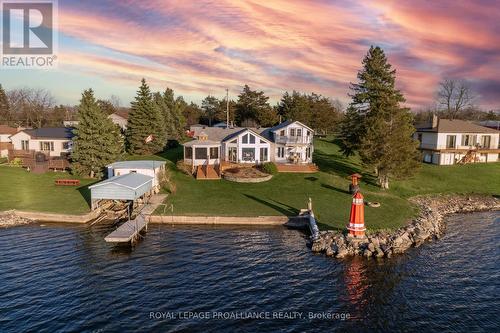 45 Peats Point Road, Prince Edward County, ON - Outdoor With Body Of Water With Deck Patio Veranda With View