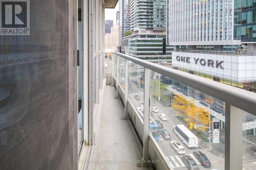 801 - 8 York Street, Toronto, ON - Outdoor With Balcony