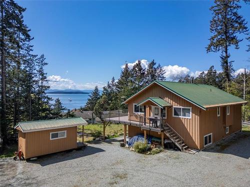 3731 Privateers Rd, Pender Island, BC - Outdoor With Body Of Water With Deck Patio Veranda
