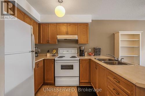 303 - 107 Bond Street, Orillia, ON - Indoor Photo Showing Kitchen With Double Sink