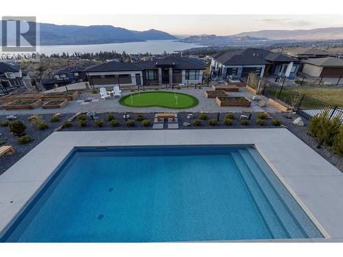 442 Hawk Hill Drive, Kelowna, BC - Outdoor With In Ground Pool With View