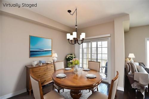 Virtually staged - 1401 Plains Road E|Unit #99, Burlington, ON - Indoor Photo Showing Dining Room