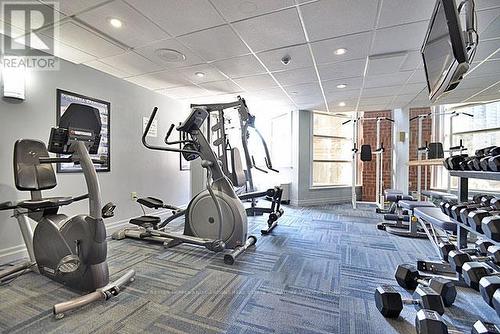 206 - 25 Fairview Road W, Mississauga, ON - Indoor Photo Showing Gym Room