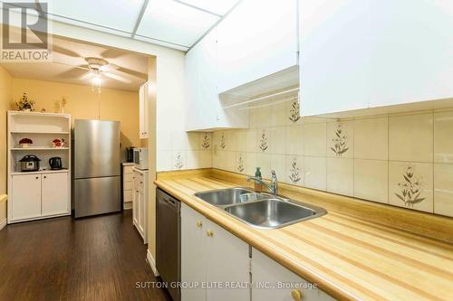 #1806 -299 Mill Rd, Toronto, ON - Indoor Photo Showing Kitchen With Double Sink
