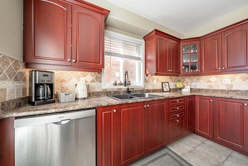 72 Swift Crescent, Cambridge, ON - Indoor Photo Showing Kitchen With Double Sink
