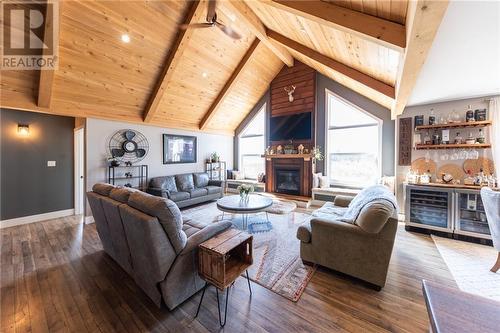 339 Rantz Road, Petawawa, ON - Indoor Photo Showing Living Room With Fireplace