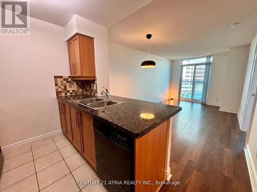 #924 -25 Greenview Ave, Toronto, ON - Indoor Photo Showing Kitchen With Double Sink