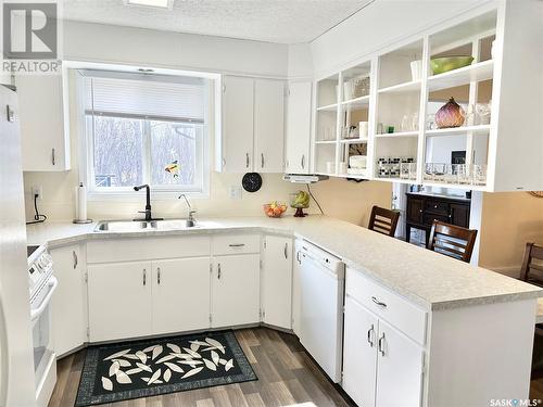 Coleman Acreage, Leask Rm No. 464, SK - Indoor Photo Showing Kitchen With Double Sink