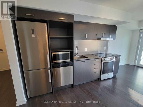 703 - 219 Dundas Street E, Toronto, ON - Indoor Photo Showing Kitchen With Stainless Steel Kitchen